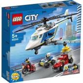 Lego - City 60243 - Rendőrségi helikopteres üldözés, építőjáték