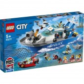 Lego - City 60277 - Rendőrségi járőrcsónak, építőjáték